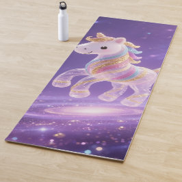Esterilla De Yoga Magical Rainbow Unicorn Personalized