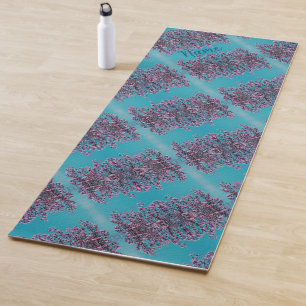 Esterilla De Yoga Magnolia Blossoms Blue Sky Resumen Personalizado