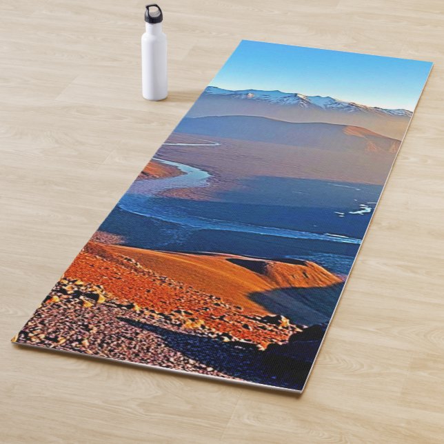 Esterilla De Yoga Majestic Mountain Valley Flow Design (In situ)