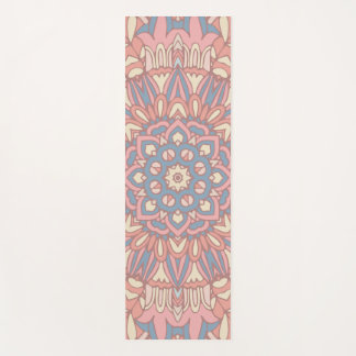 Esterilla De Yoga Mandal oriental de la alfombra india colorida mexi