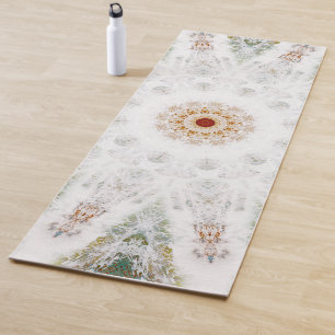 Esterilla De Yoga Mandala blanca pura