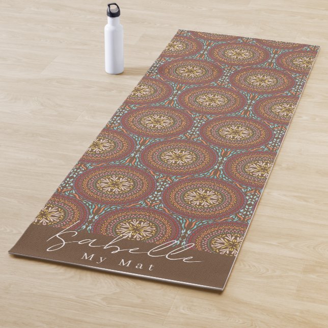Esterilla De Yoga Mandala Brown (In situ)