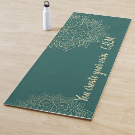 Esterilla De Yoga Mandala - Creas Tu Propia Calma Yoga