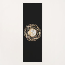 Esterilla De Yoga Mandalá de Oro y Plata