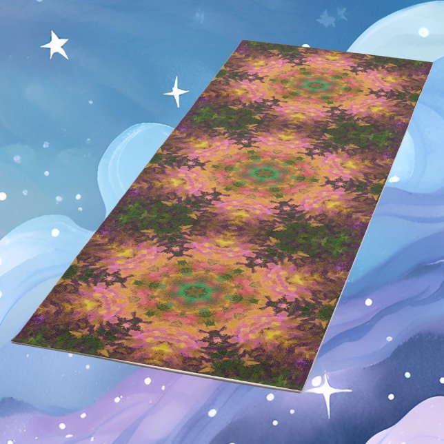 Esterilla De Yoga Mandala digital amarillo rosa y verde (Subido por el creador)