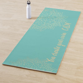Esterilla De Yoga Mandala Elegante - Creas Tu Propia Calma Yoga