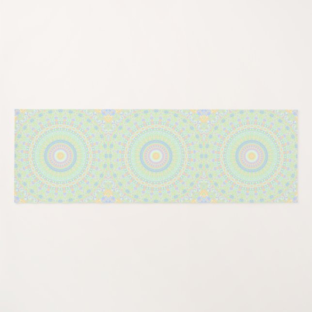 Esterilla De Yoga Mandalá Hippie Funky  (Anverso (horizontal))