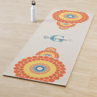 Esterilla De Yoga Mandala ornamental de verano de verano del océano