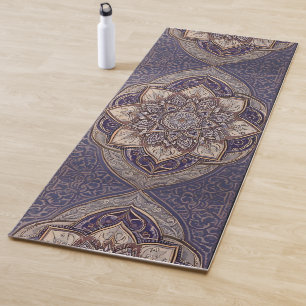 Esterilla De Yoga Mandala turca morada