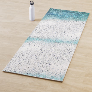 Esterilla De Yoga Mandala turquesa