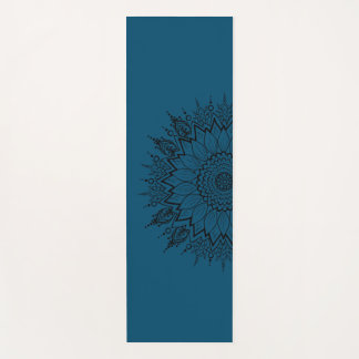 Esterilla De Yoga Mandala Yoga Mat, Matas de ejercicios de girasol