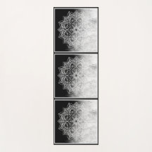 Mandalá Zen Abstracto Negro Personalizado