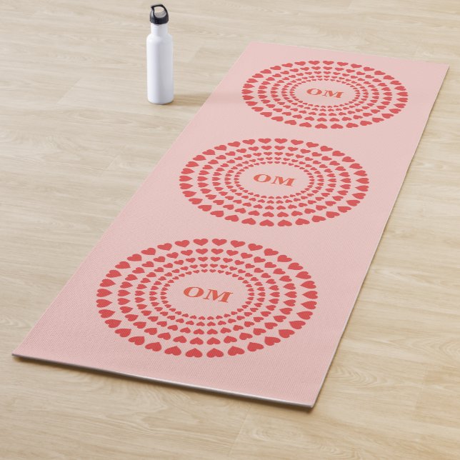 Esterilla De Yoga Mandalas de Corazón Hermosos (In situ)