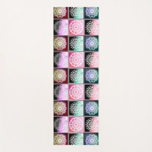 Esterilla De Yoga Mandalas Zen de colores brillantes