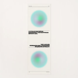 Esterilla De Yoga manifestación de afirmaciones diarias