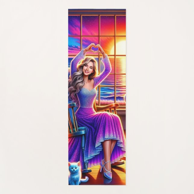 Esterilla De Yoga Manos del corazón (Anverso)