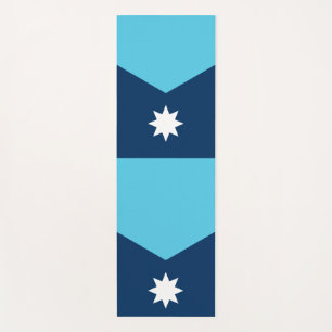 Esterilla De Yoga Mantas de yoga patrióticas con la bandera de Minne