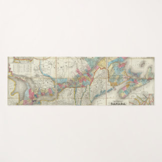 Esterilla De Yoga Mapa de las provincias de Canadá