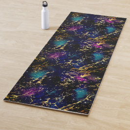 Esterilla De Yoga Marble espoleado Pintura dorada rosa azul verde pú