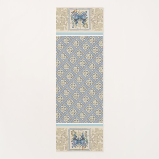 Esterilla De Yoga Mariposa de la Oficina de Creación de G (Anverso)