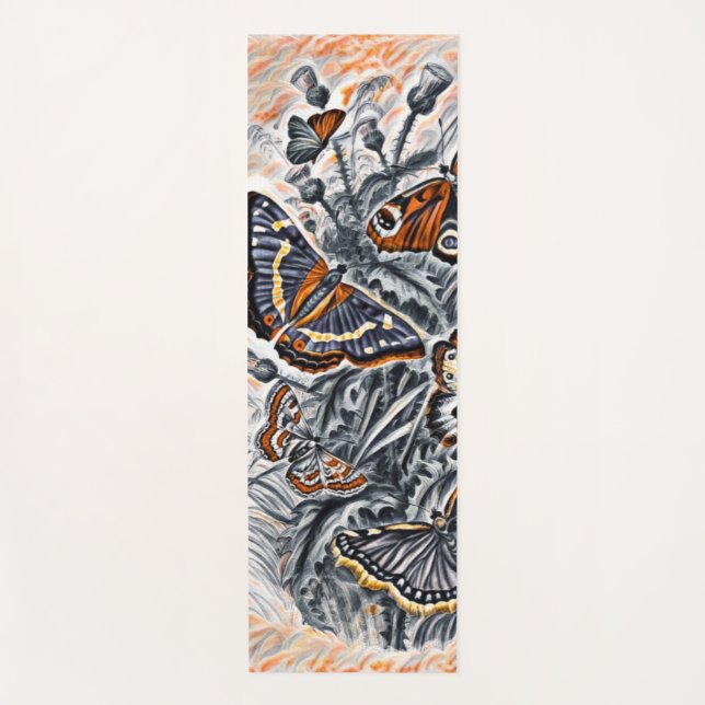 Esterilla De Yoga Mariposas (Anverso)