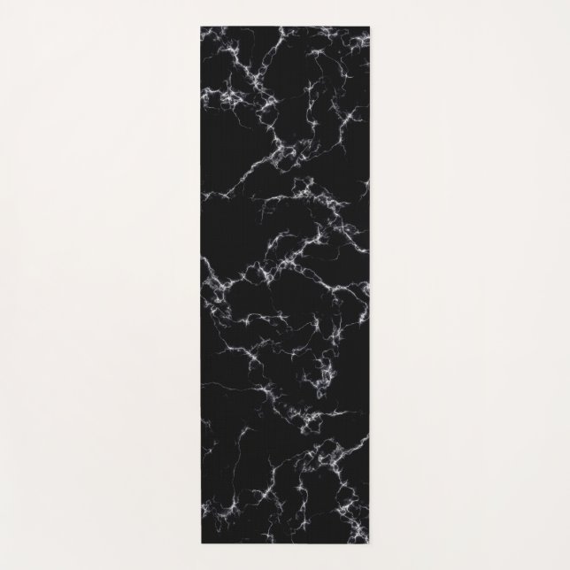 Esterilla De Yoga Mármol elegante style4 - blanco y negro (Anverso)