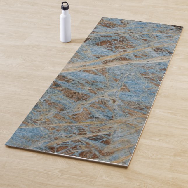Esterilla De Yoga Masa de yoga azul de mármol Zen (In situ)
