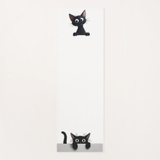Esterilla De Yoga Masa negra de yoga para gato