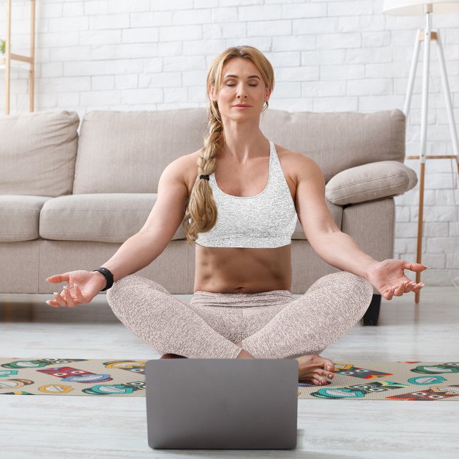 Esterilla De Yoga Máscaras tribales étnicas (Subido por el creador)