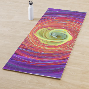 Esterilla De Yoga mat. yoga de vórtice floral