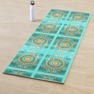 Esterilla De Yoga Mata de yoga de mandala hipnótica