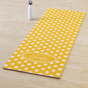 Esterilla De Yoga Mata de yoga de polika blanco amarillo