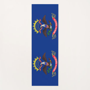 Esterilla De Yoga Mates patrióticos de yoga con bandera de Dakota de