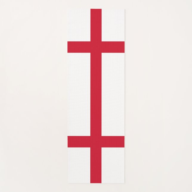 Esterilla De Yoga Mates patrióticos de yoga con bandera de Inglaterr (Anverso)