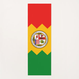 Esterilla De Yoga Mates patrióticos de yoga con bandera de Los Ángel