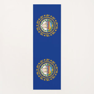Esterilla De Yoga Mates patrióticos de yoga con bandera de Nuevo Ham