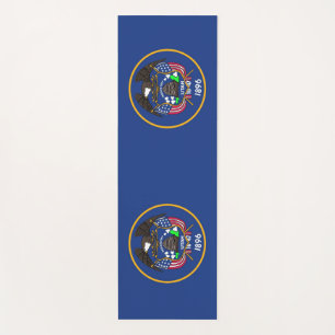 Esterilla De Yoga Mates patrióticos de yoga con bandera de Utah