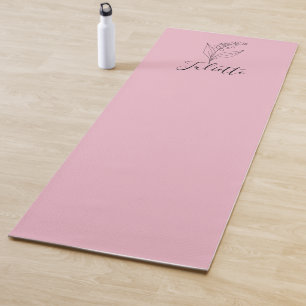 Esterilla De Yoga Mayo personalizado Lily de la Flor de Nacimiento d