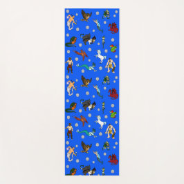 Esterilla De Yoga Mazmorras del D&D y dados y monstruos de los