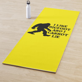 Esterilla De Yoga Me gusta Bigfoot y no puedo mentir