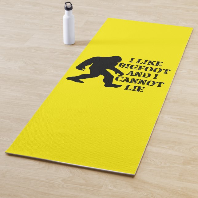 Esterilla De Yoga Me gusta Bigfoot y no puedo mentir (In situ)