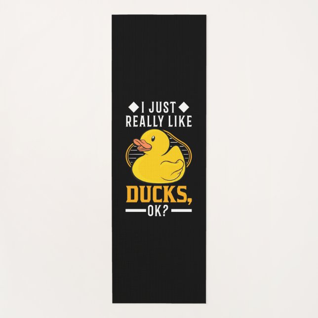 Esterilla De Yoga Me Gustan Los Patos. (Anverso)