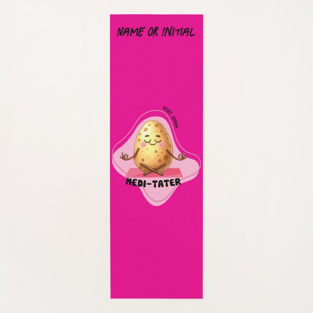 Esterilla De Yoga Medi-Tater, Potato Pun | (Anverso)
