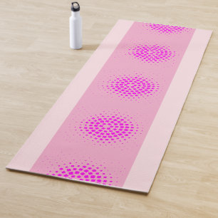 Esterilla De Yoga Media tonalidad rosa cuadrada de yoga mate