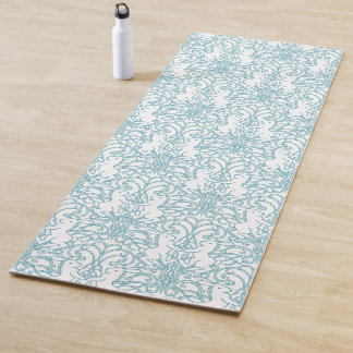 Esterilla De Yoga Medieval rabbit in art nouveau pattern