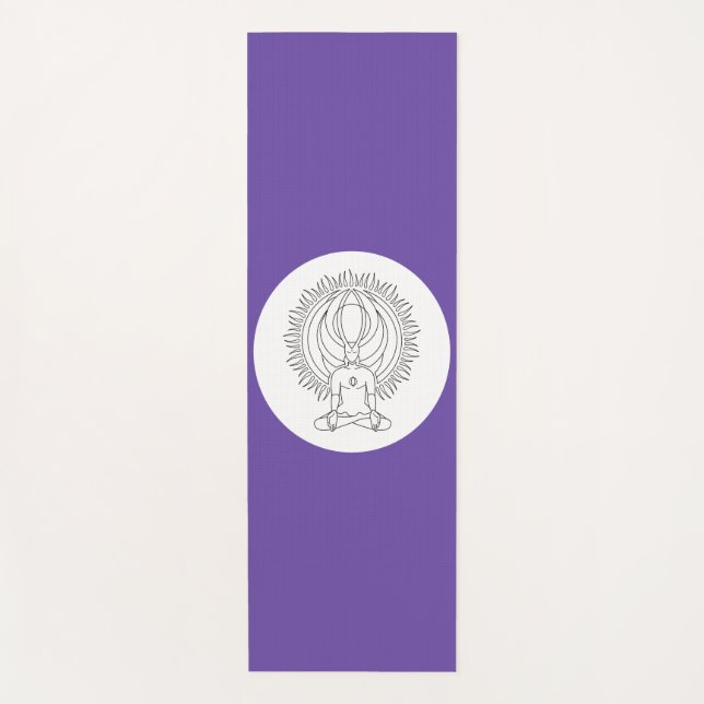 Esterilla De Yoga Meditación. (Anverso)