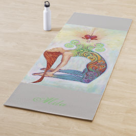 Esterilla De Yoga meditación de chica y chakra