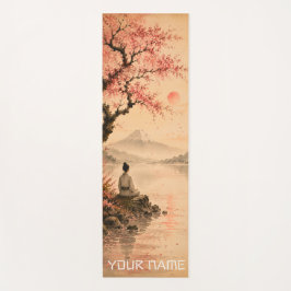 Esterilla De Yoga Meditación de flor de cerezo