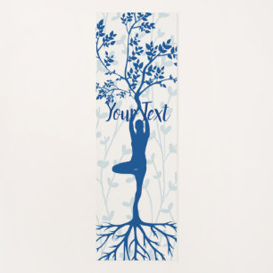 Esterilla De Yoga Meditación equilibrada de la actitud del árbol
