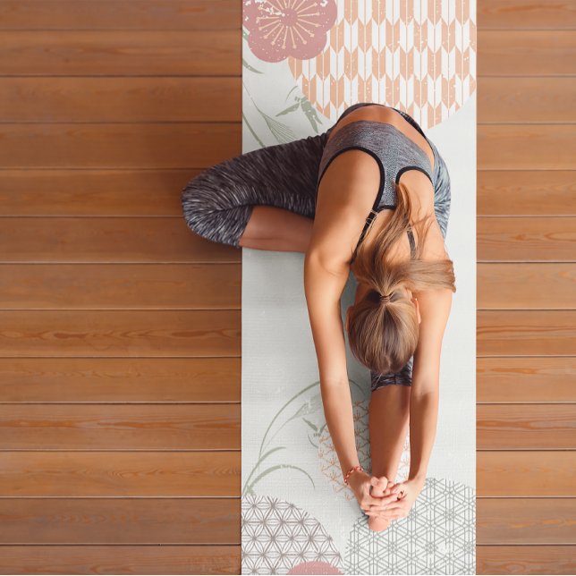 Esterilla De Yoga Meditación Zen estilo japonés (Japandi Style Zen Meditation Yoga Mat)